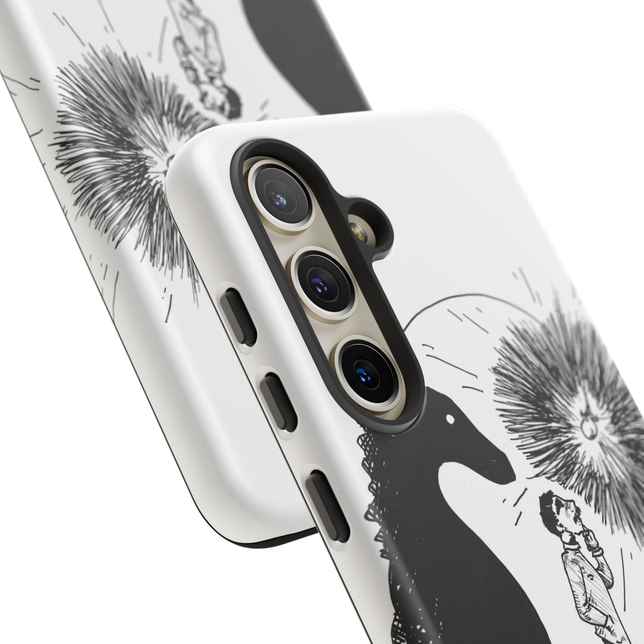 Phone Case  "Don't Dull Your Light for Others" Black & White Inspirational Art