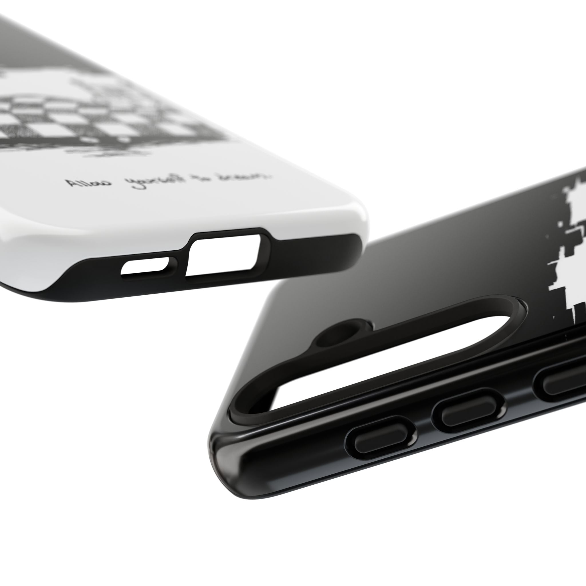 Phone Case 'Allow Yourself to Dream' Sketch Bed Black & White Protective Case