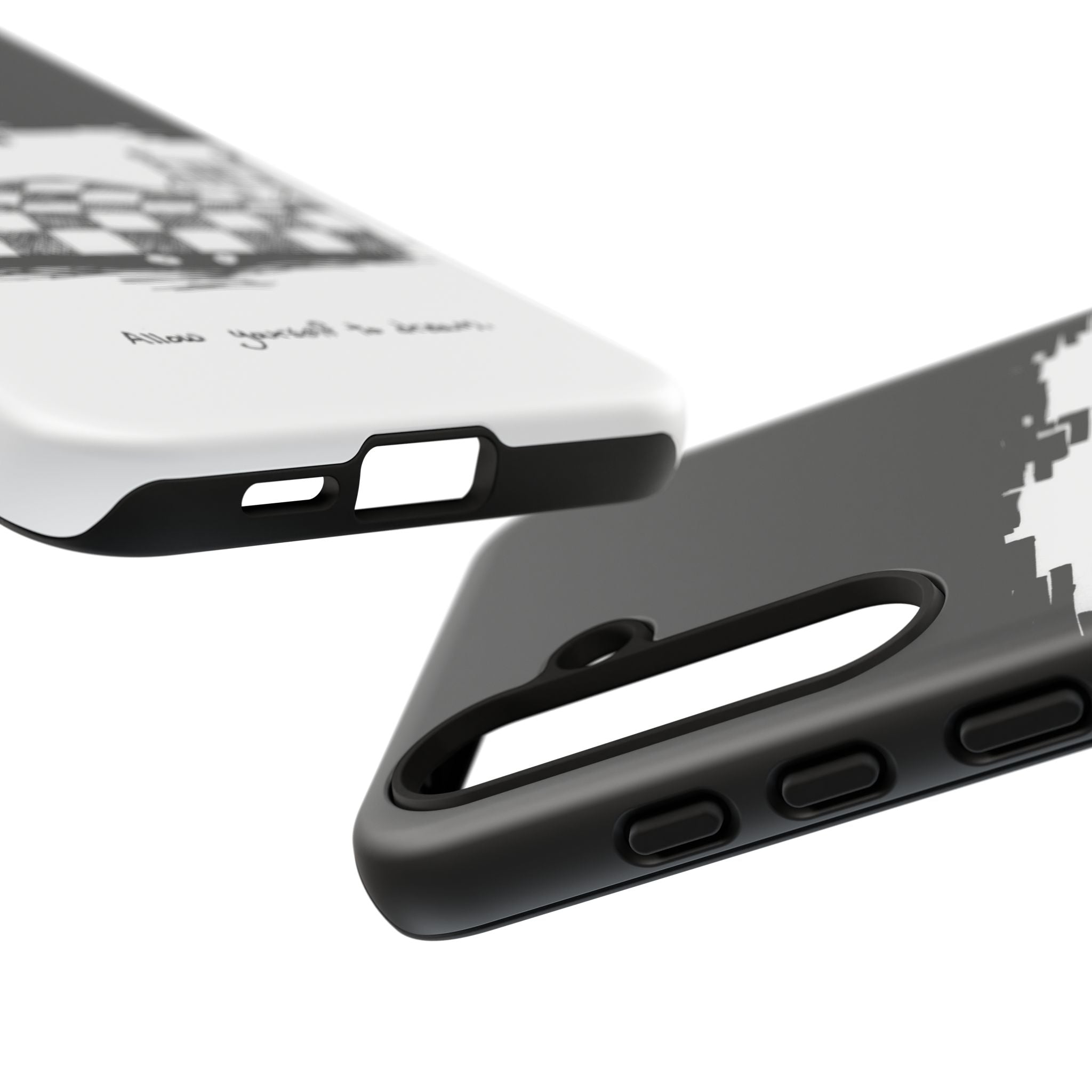 Phone Case 'Allow Yourself to Dream' Sketch Bed Black & White Protective Case
