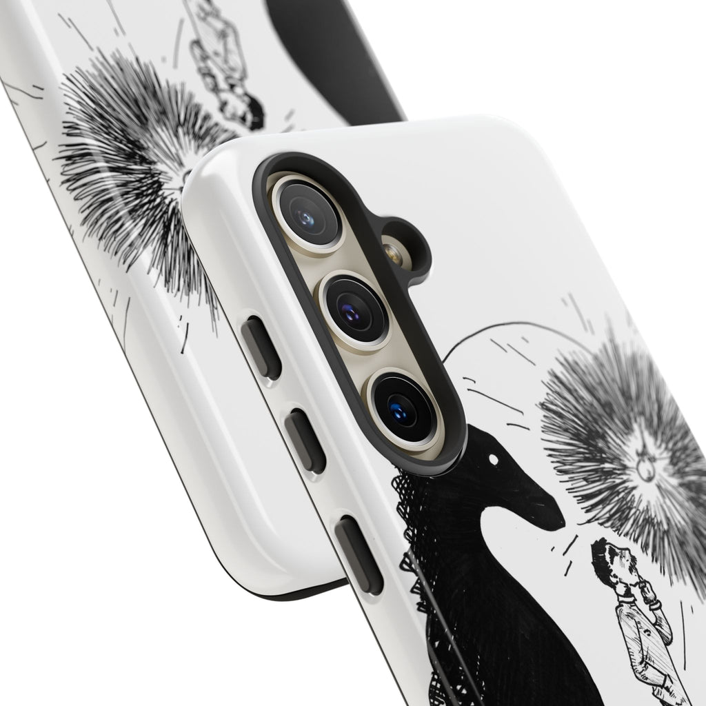 Phone Case  "Don't Dull Your Light for Others" Black & White Inspirational Art