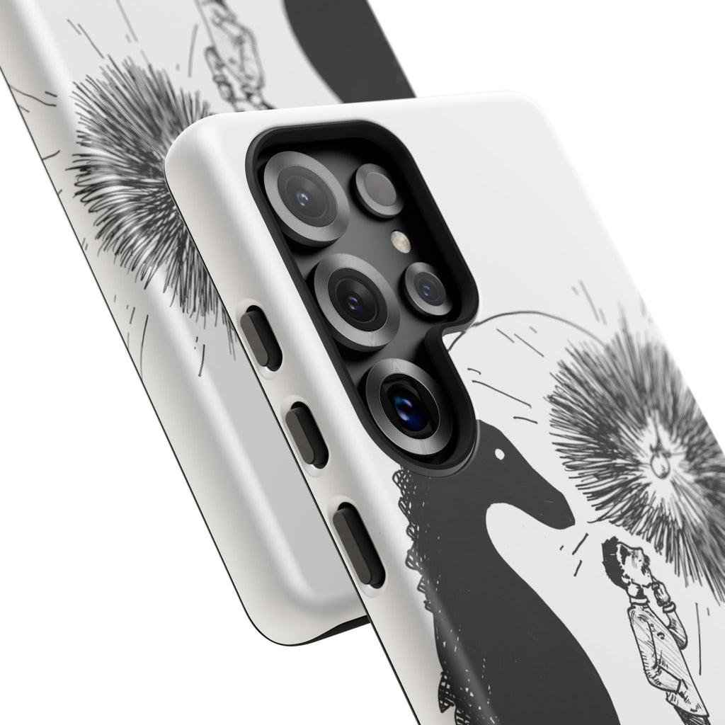 Phone Case  "Don't Dull Your Light for Others" Black & White Inspirational Art