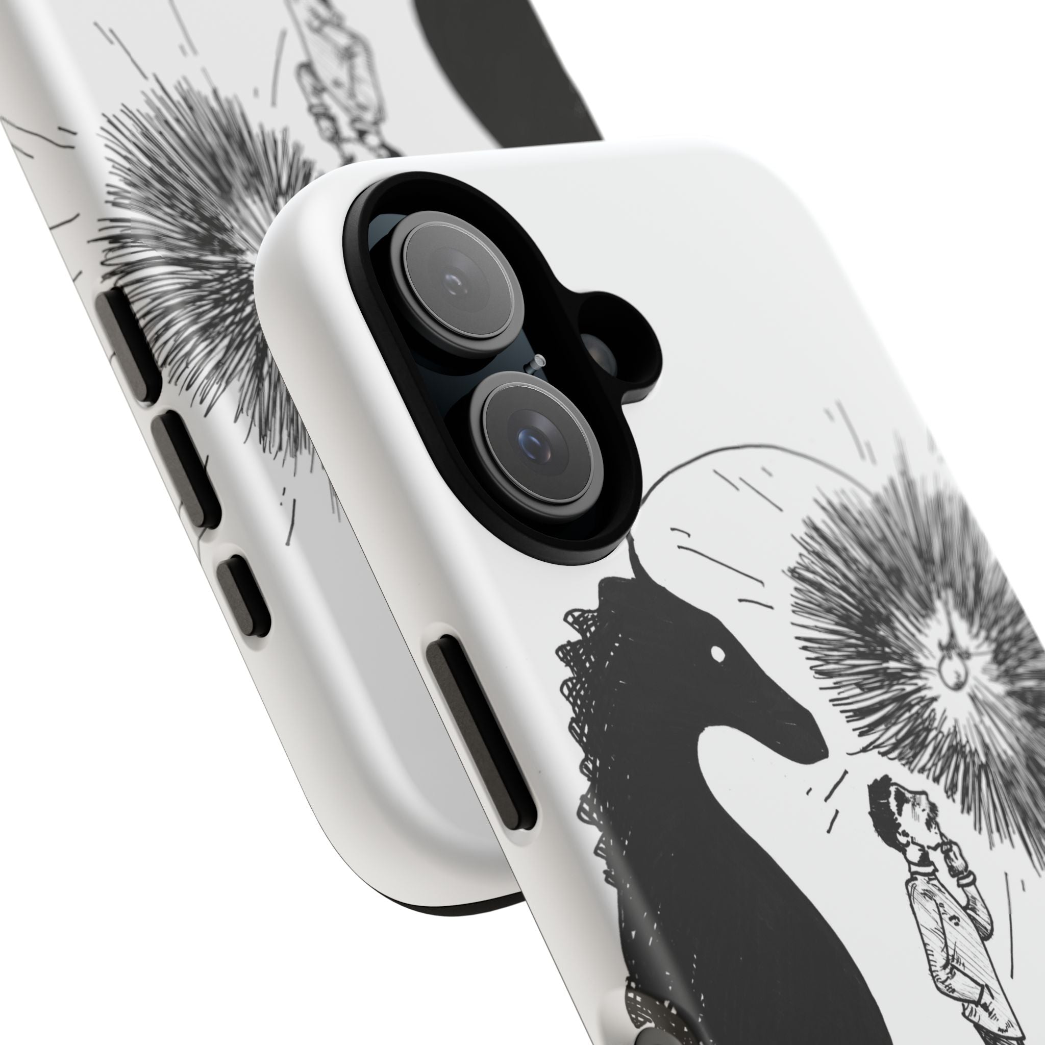 Phone Case  "Don't Dull Your Light for Others" Black & White Inspirational Art