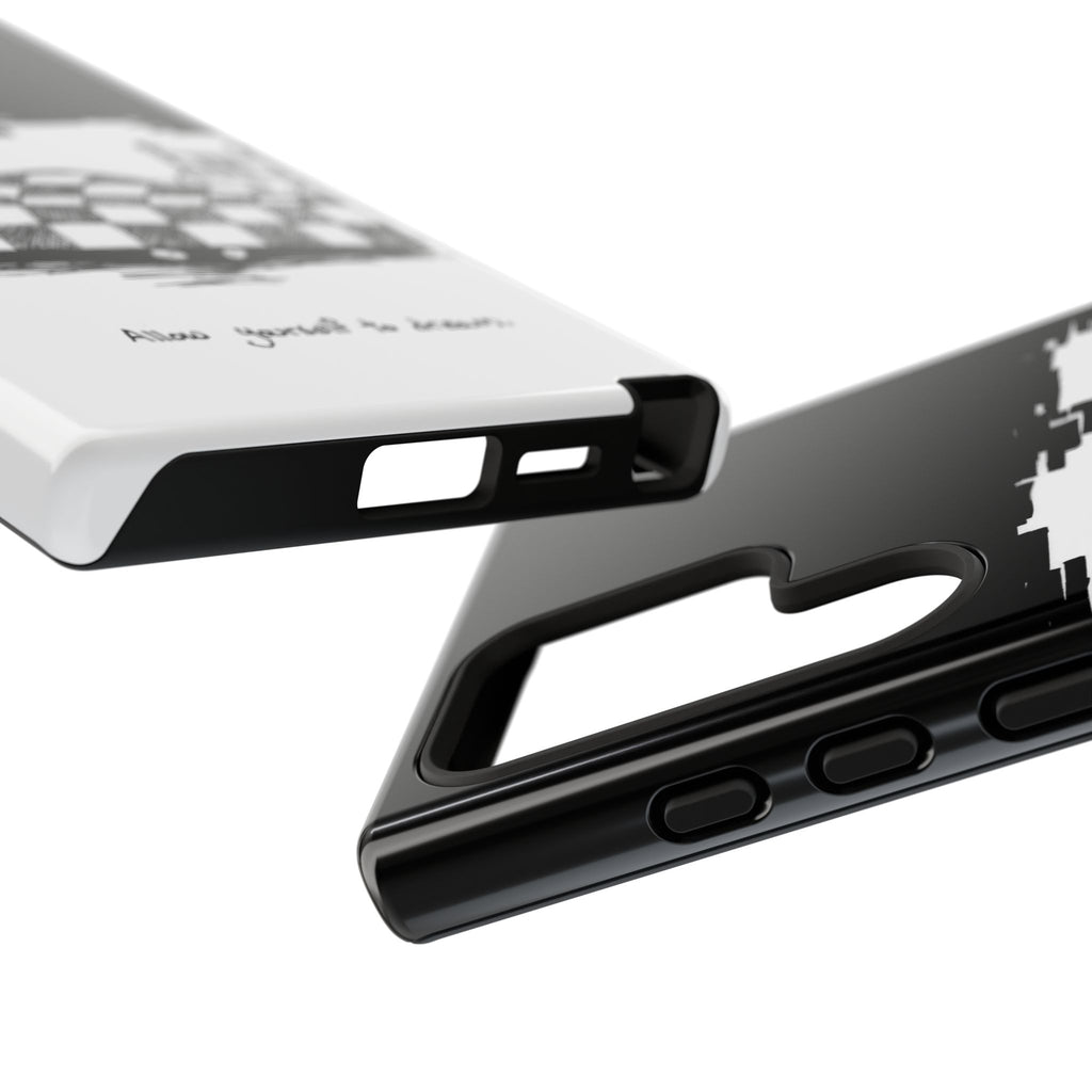 Phone Case 'Allow Yourself to Dream' Sketch Bed Black & White Protective Case