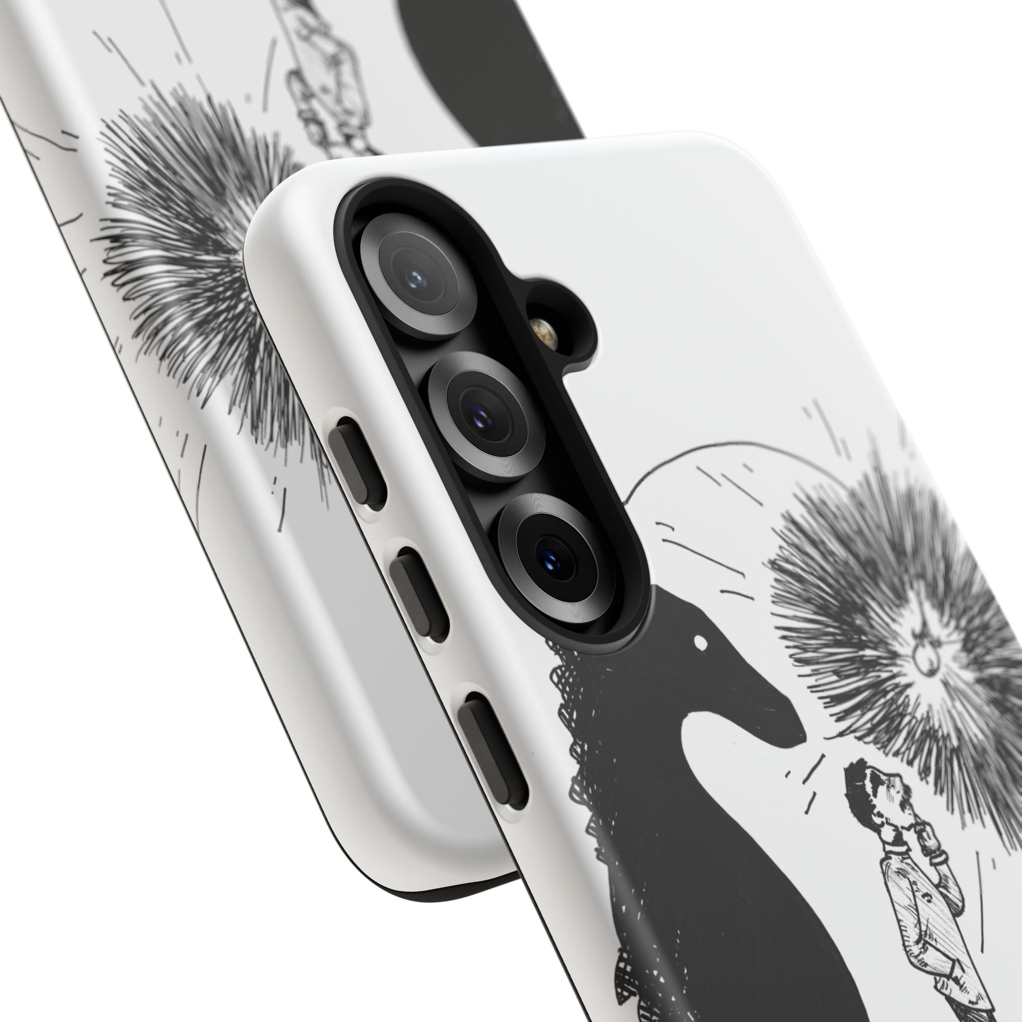 Phone Case  "Don't Dull Your Light for Others" Black & White Inspirational Art