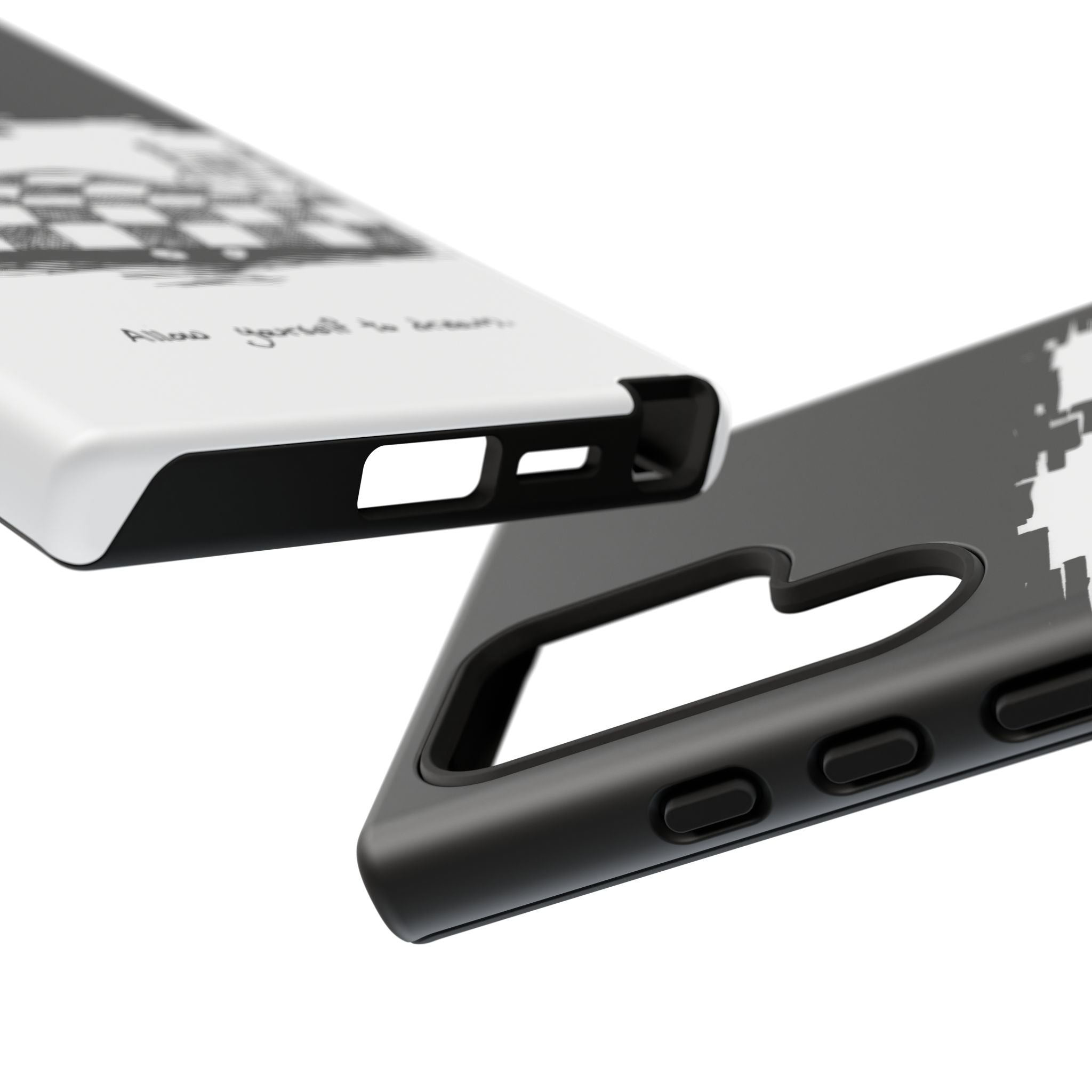 Phone Case 'Allow Yourself to Dream' Sketch Bed Black & White Protective Case