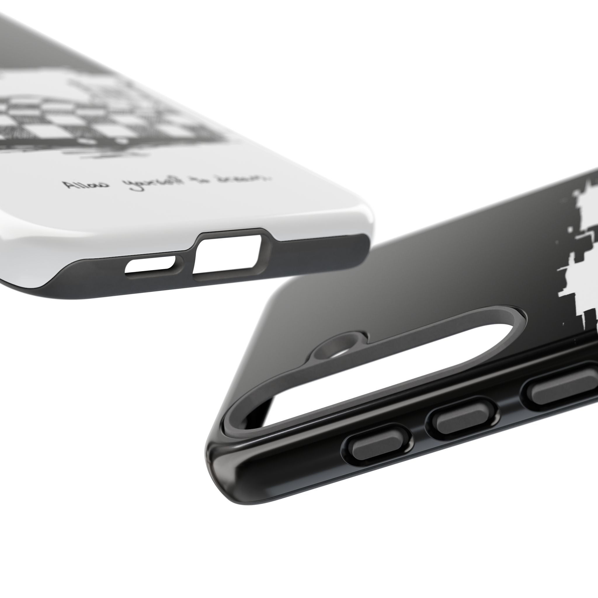 Phone Case 'Allow Yourself to Dream' Sketch Bed Black & White Protective Case
