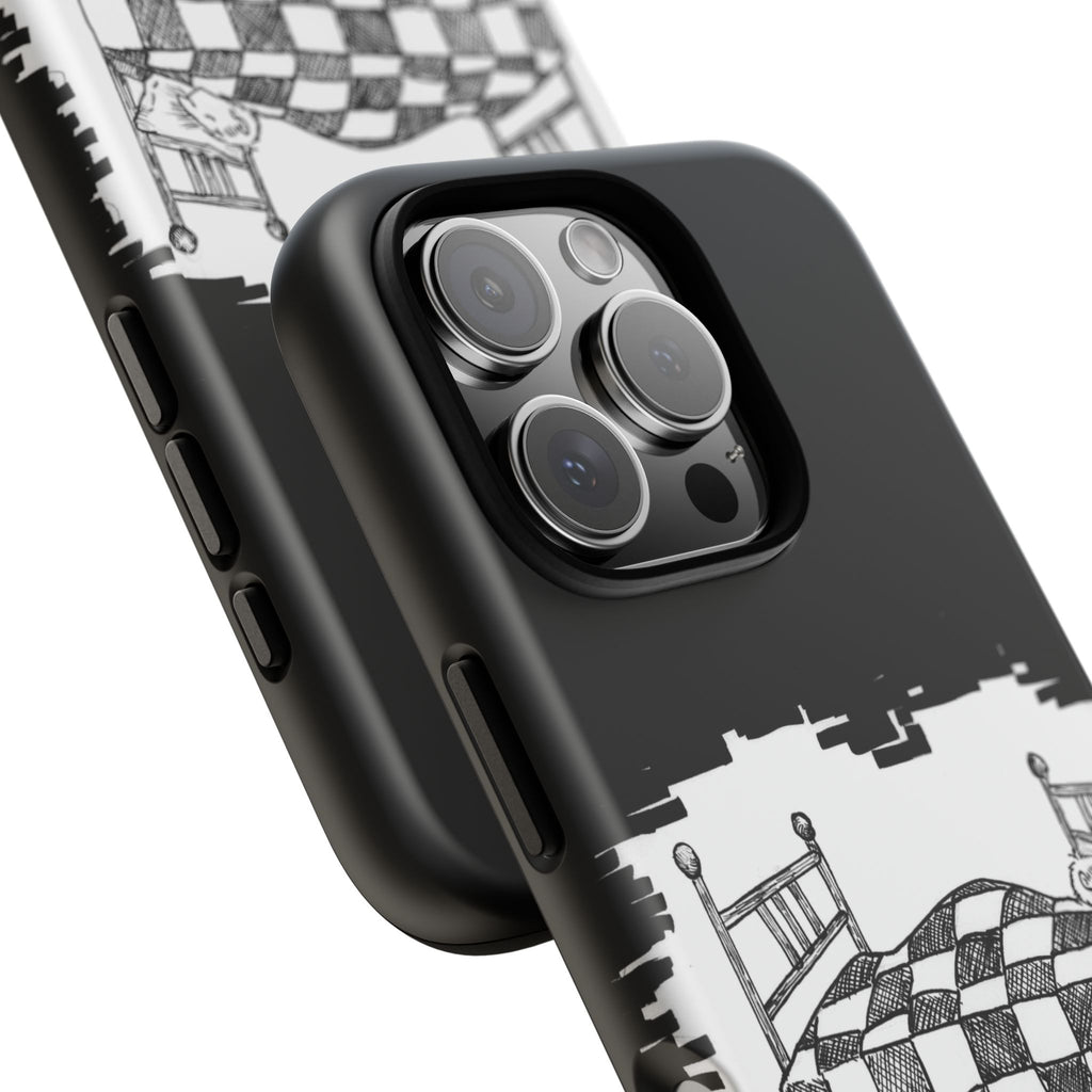 Phone Case 'Allow Yourself to Dream' Sketch Bed Black & White Protective Case