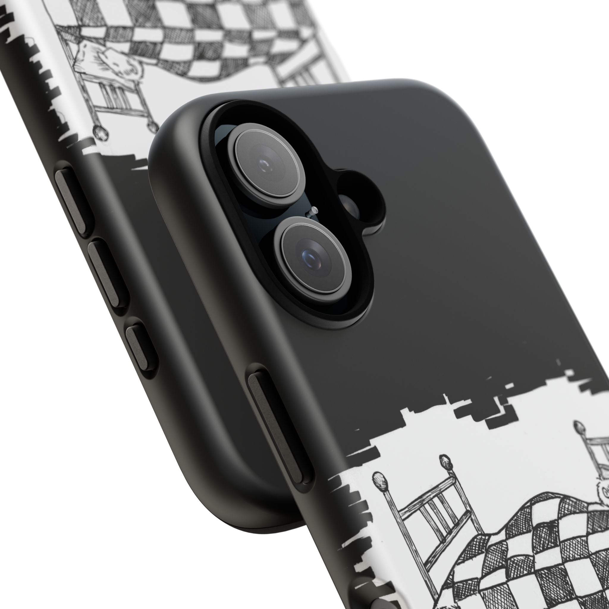 Phone Case 'Allow Yourself to Dream' Sketch Bed Black & White Protective Case