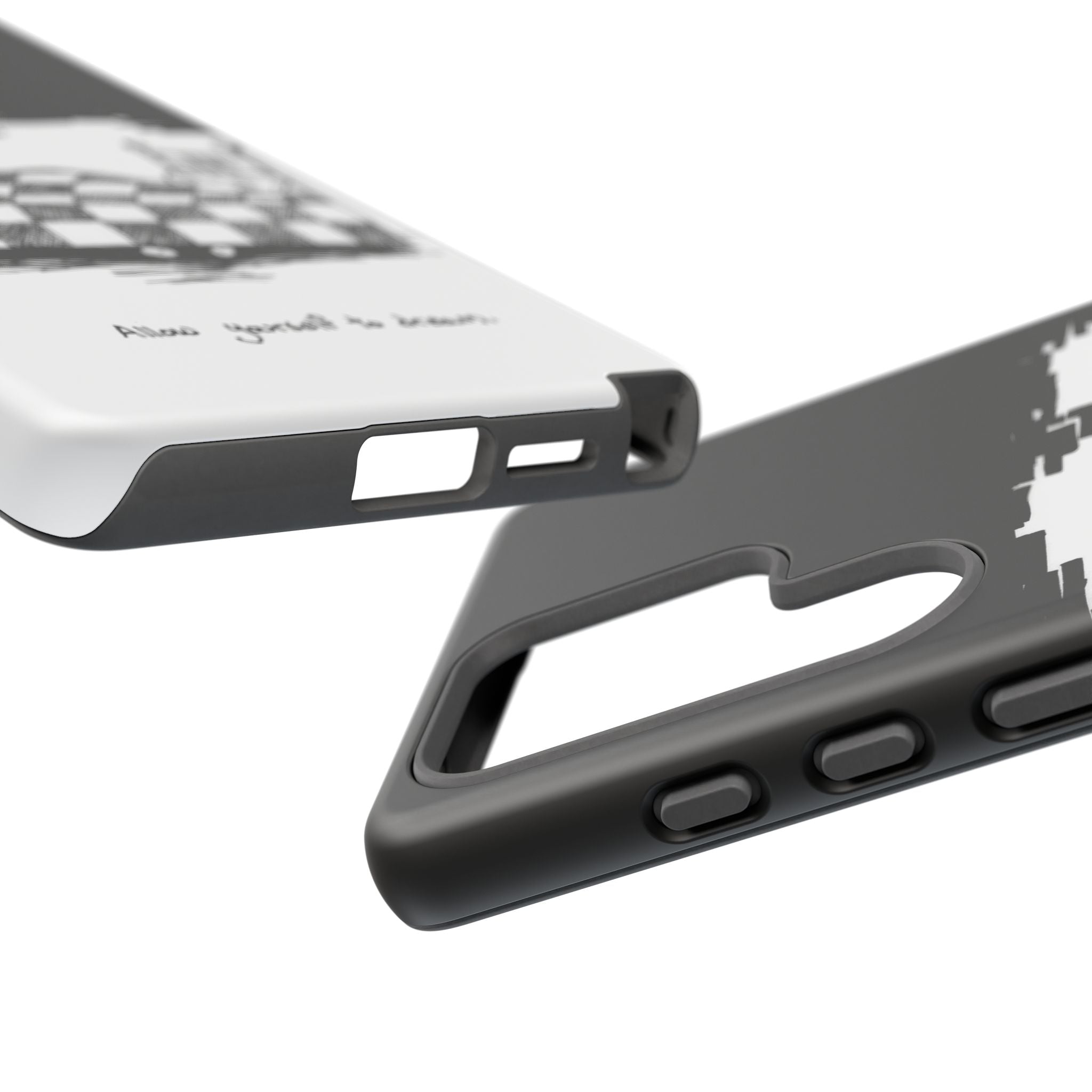 Phone Case 'Allow Yourself to Dream' Sketch Bed Black & White Protective Case