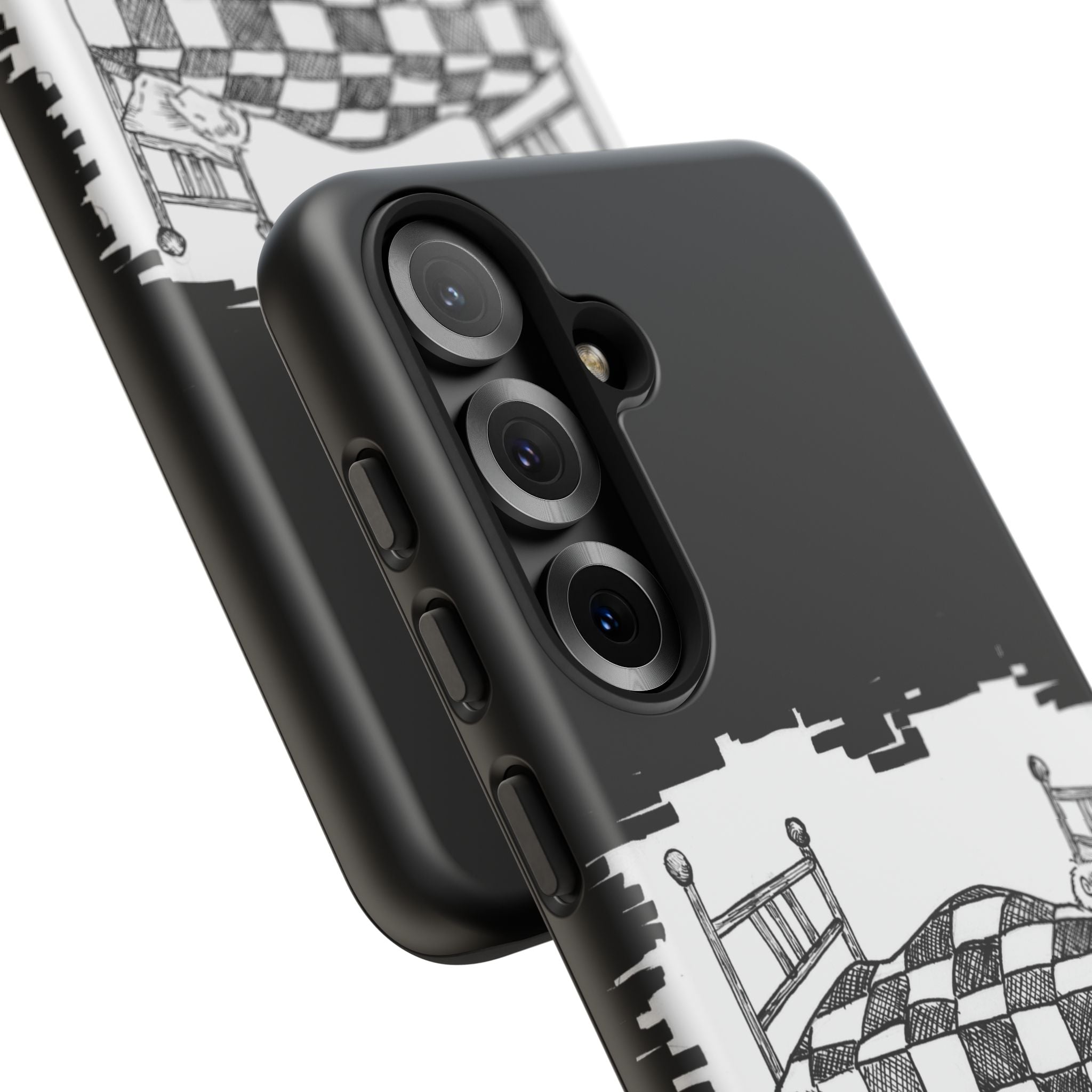 Phone Case 'Allow Yourself to Dream' Sketch Bed Black & White Protective Case