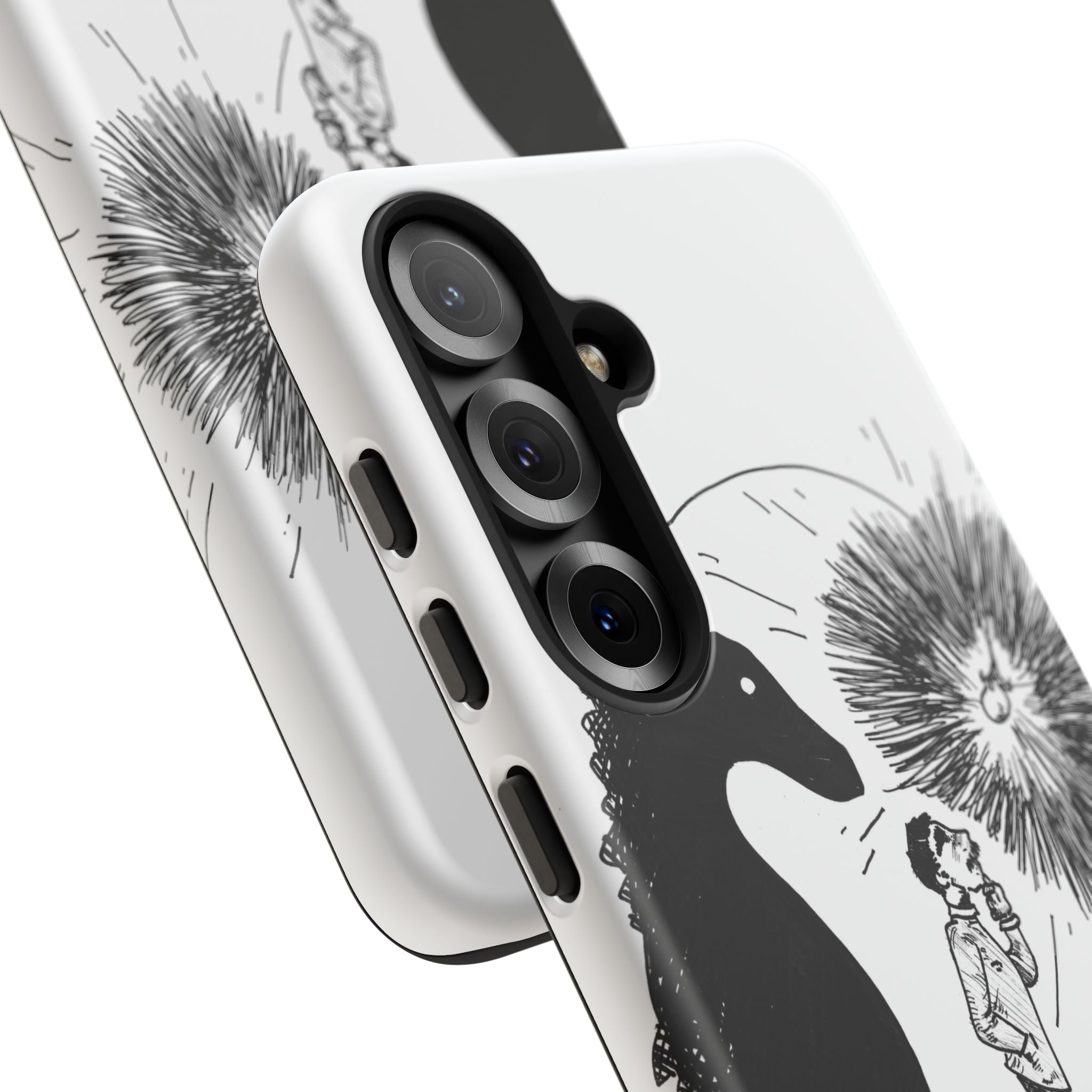 Phone Case  "Don't Dull Your Light for Others" Black & White Inspirational Art