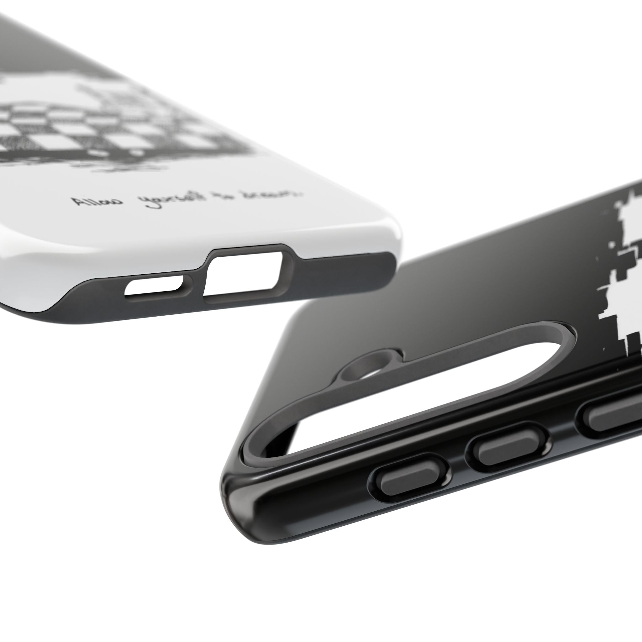 Phone Case 'Allow Yourself to Dream' Sketch Bed Black & White Protective Case